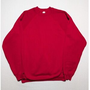 Vintage Discus‎ Athletic Sweatshirt Mens Large Red USA Heavyweight Crewneck